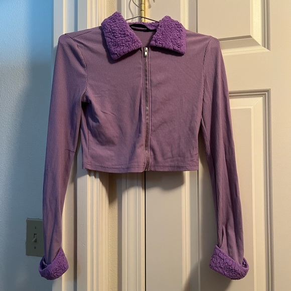 Fashion Nova - Purple Crop Top - Picture 1 of 3